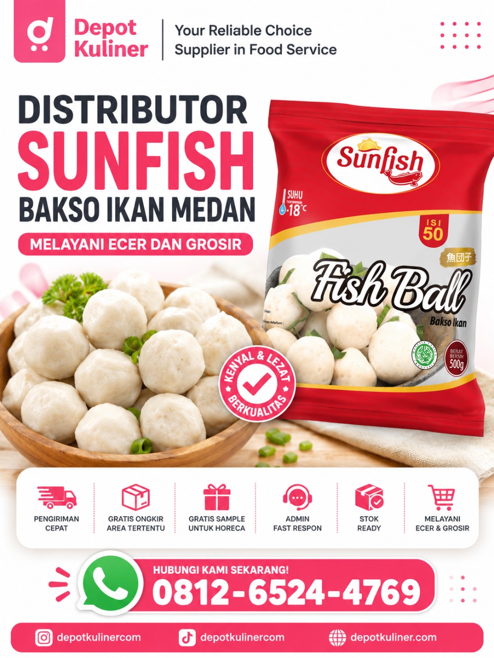 Distributor Sunfish Bakso Ikan Medan