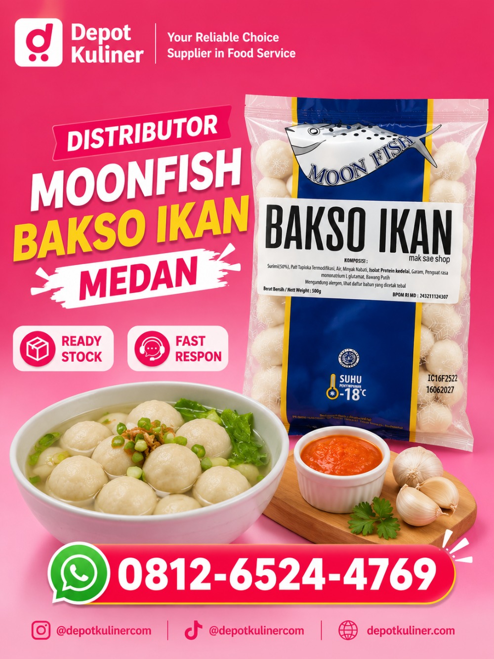 Distributor Moonfish Bakso Ikan Medan