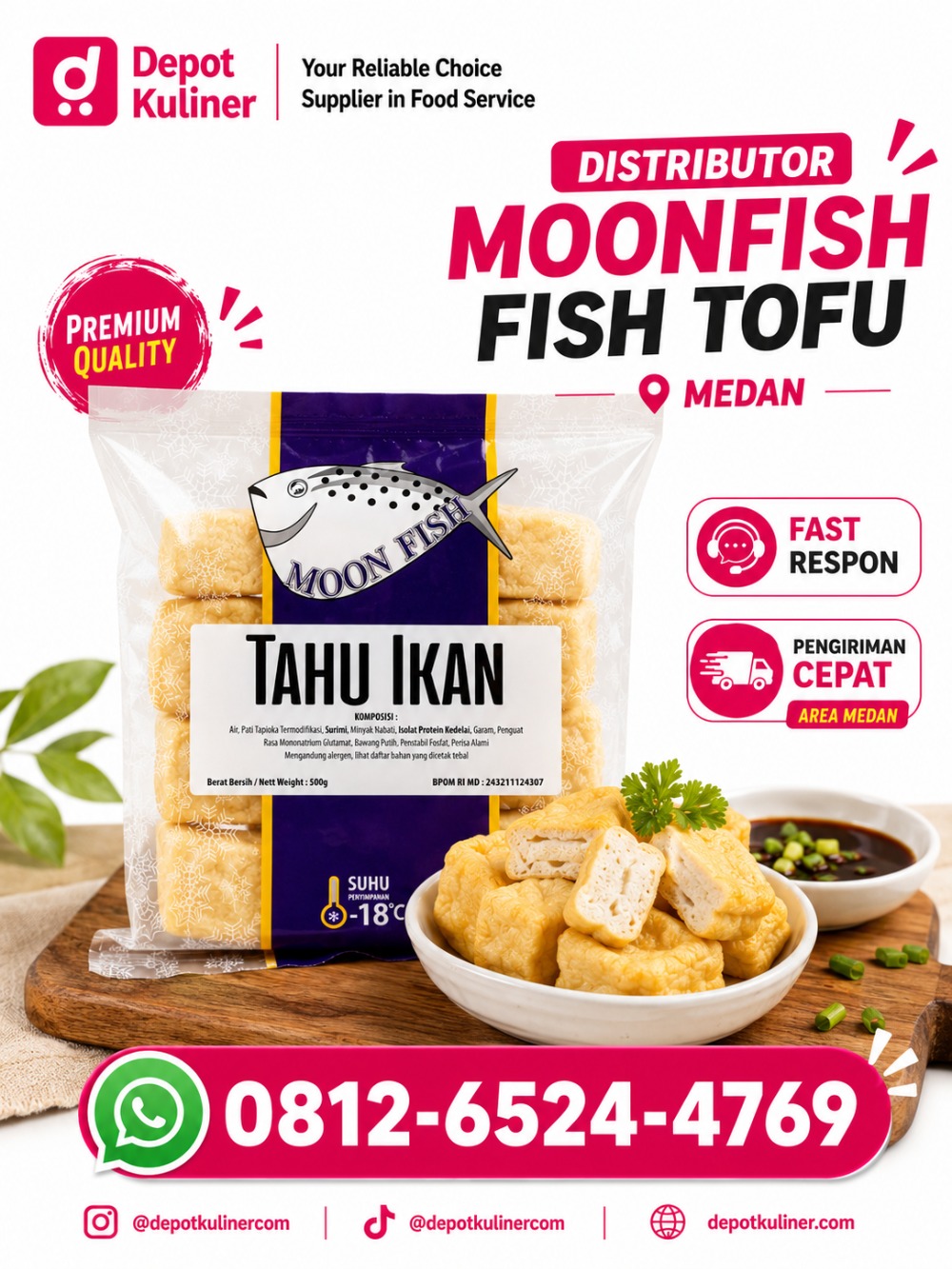 Distributor Moonfish Fish Tofu Medan