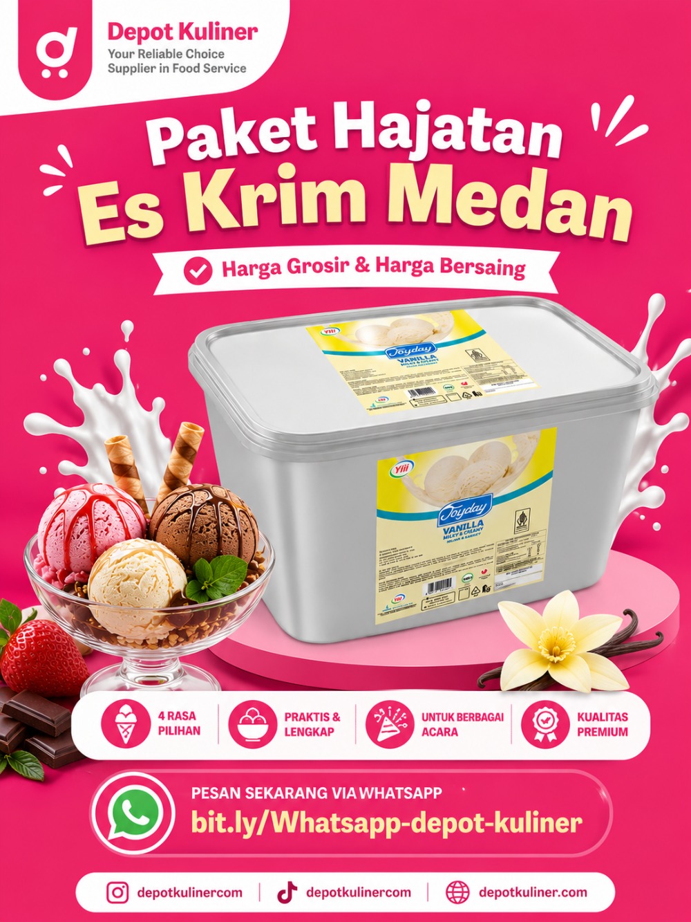 Paket Hajatan Es Krim Medan