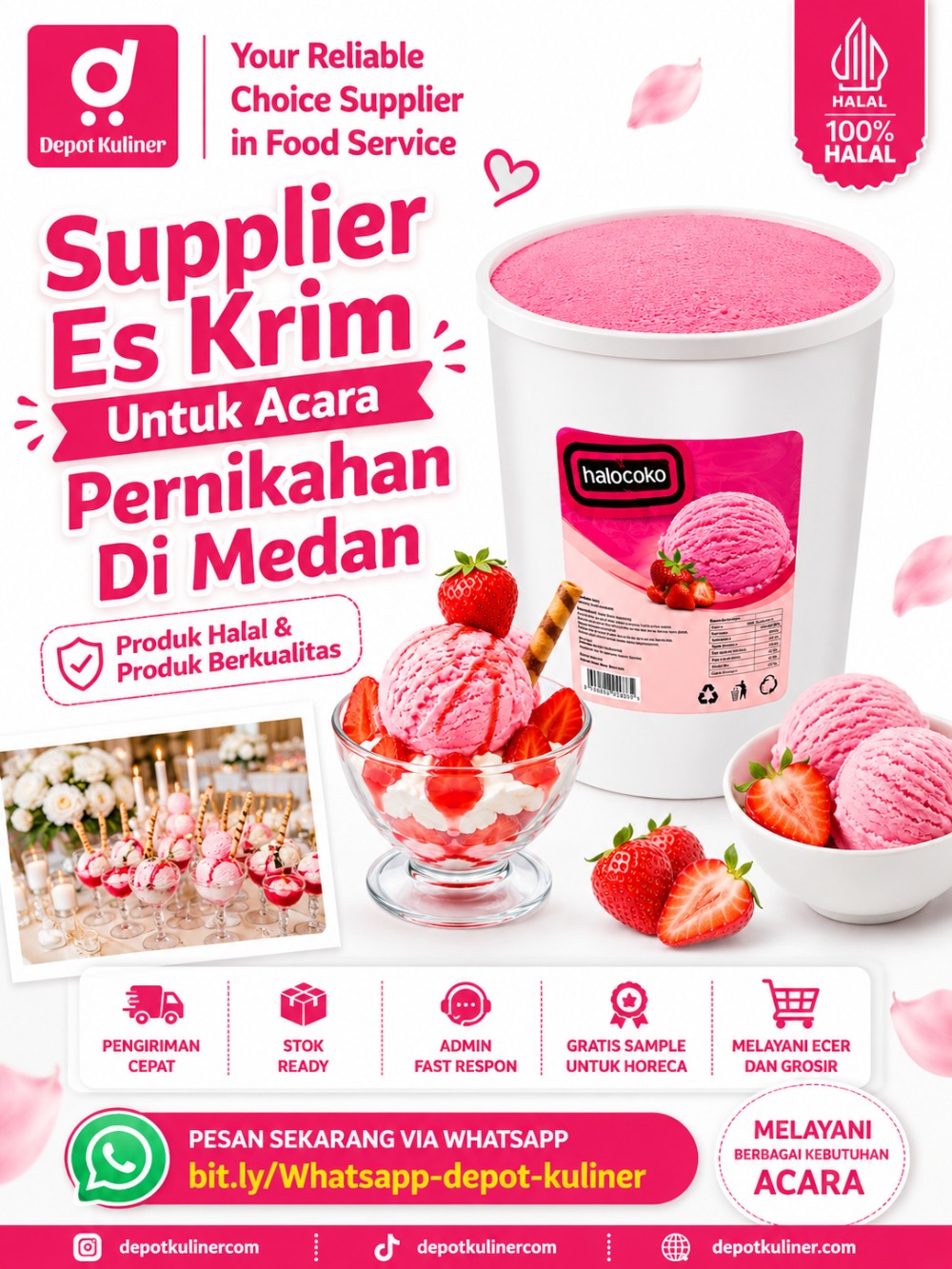 Supplier Es Krim Untuk Acara Pernikahan Di Medan