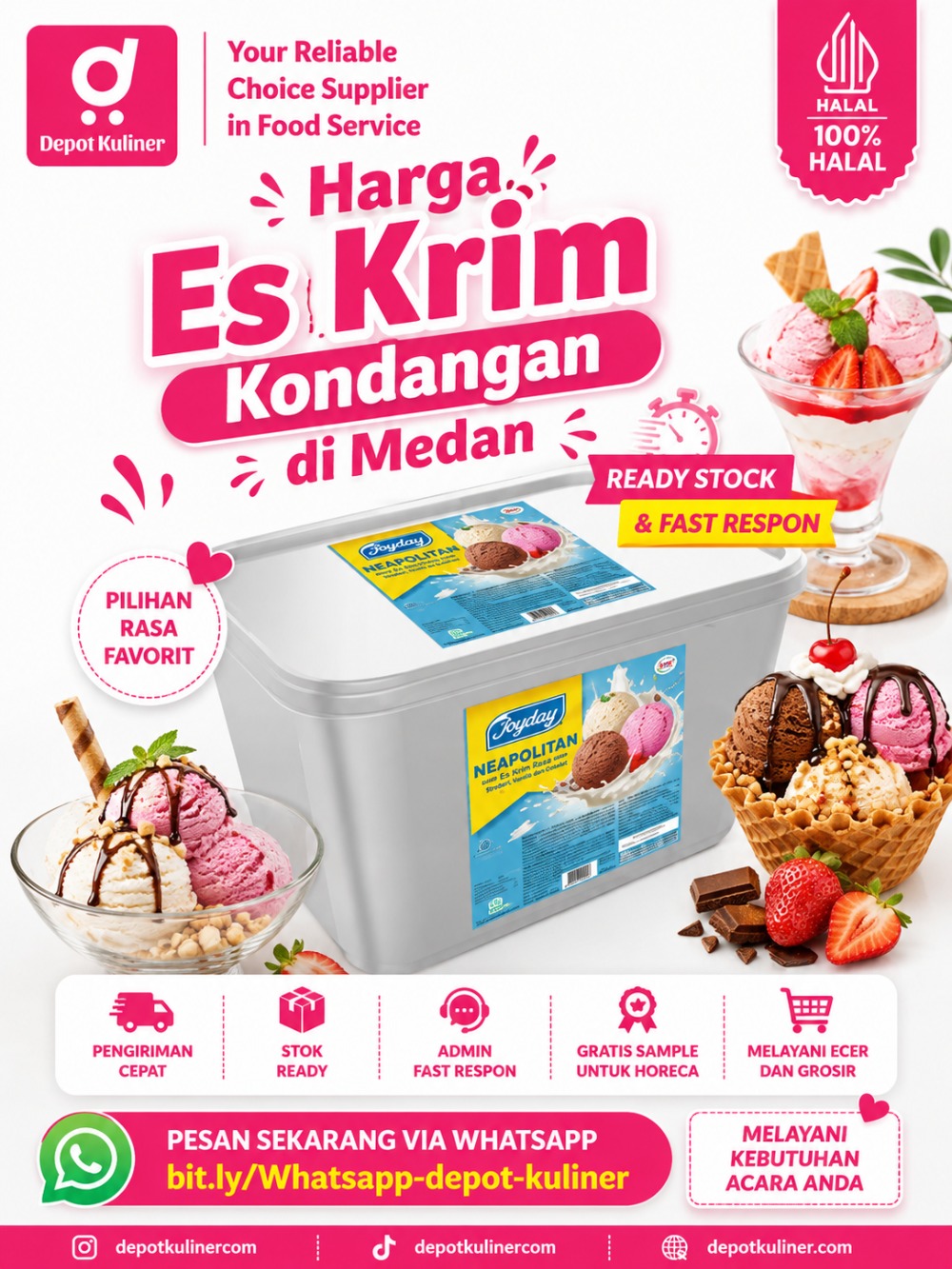Harga Es Krim Kondangan di Medan