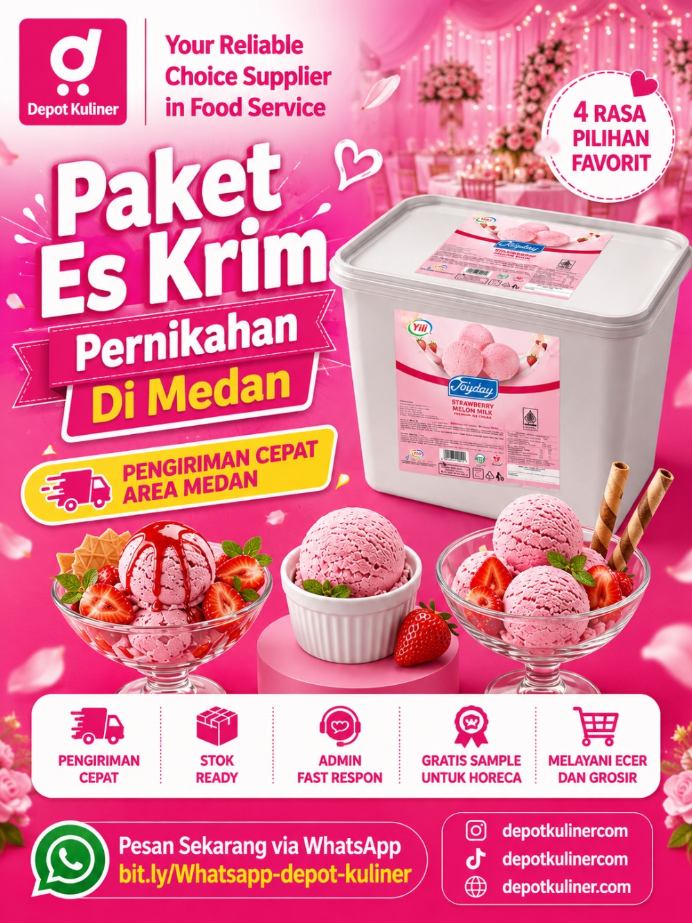 Paket Es Krim Pernikahan Di Medan
