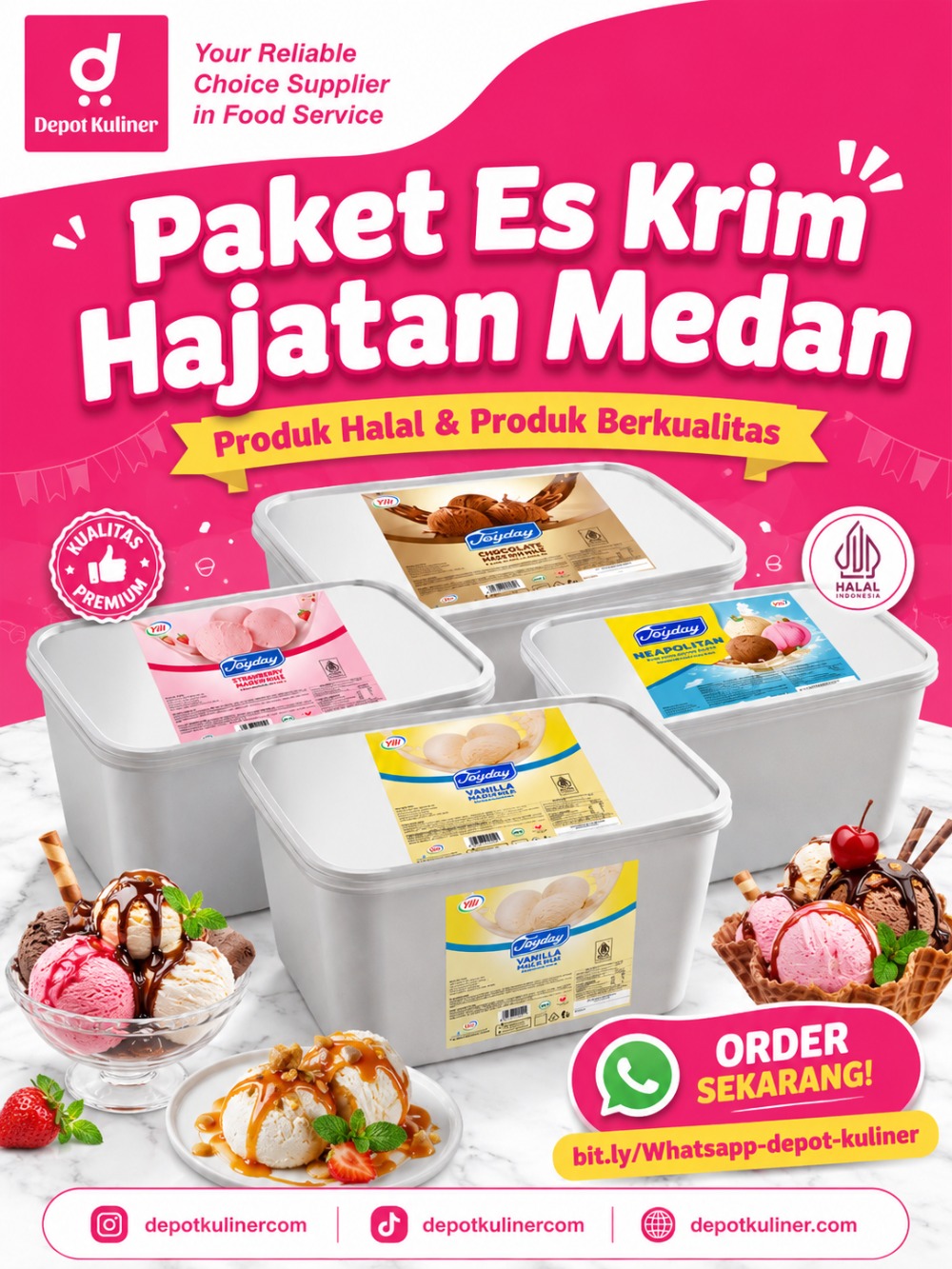Paket Es Krim Hajatan Medan