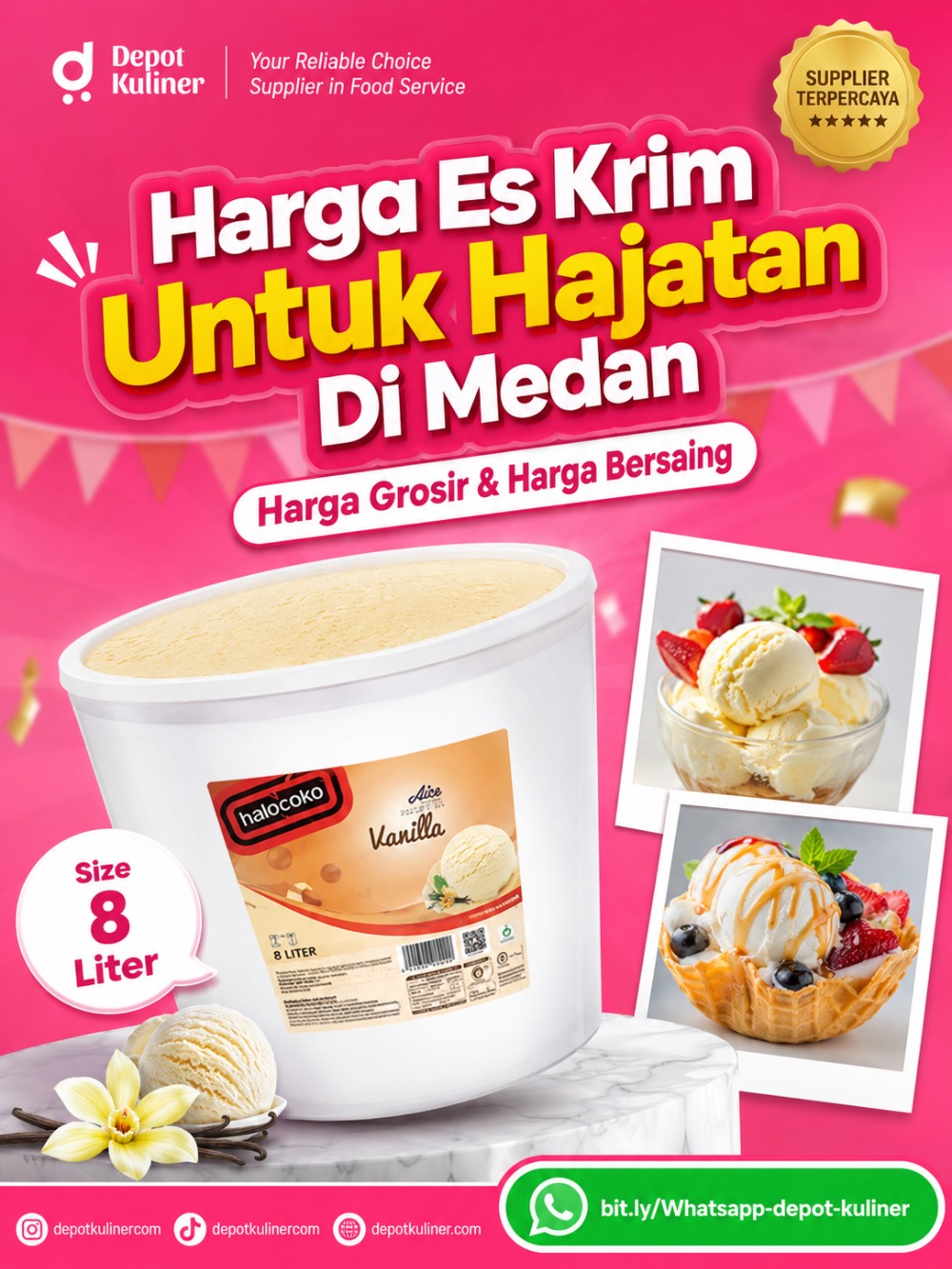 Harga Es Krim Untuk Hajatan Di Medan