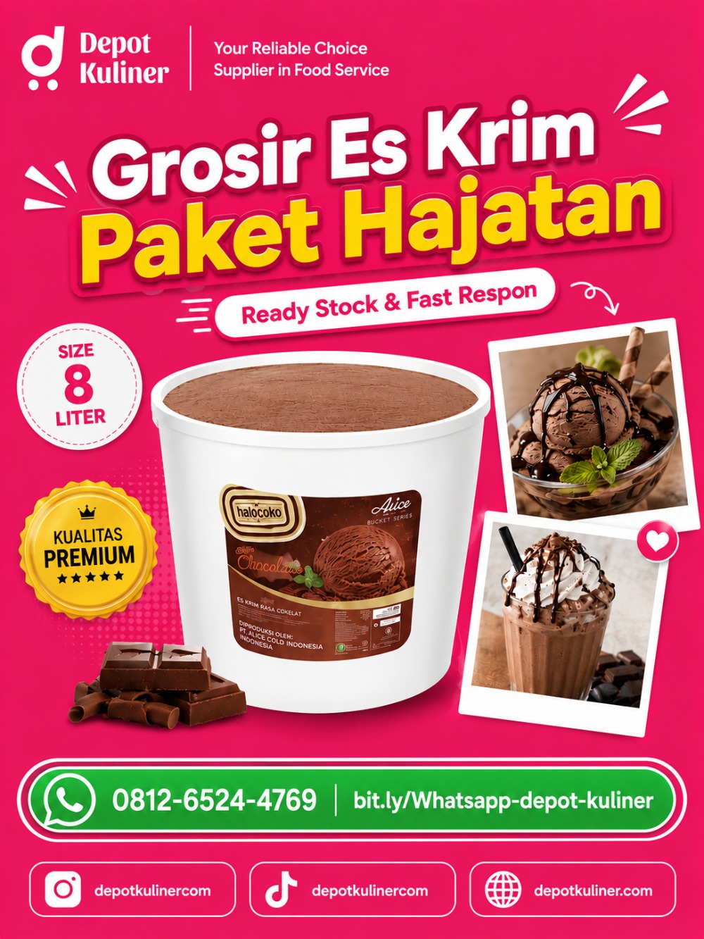 Grosir Es Krim Paket Hajatan