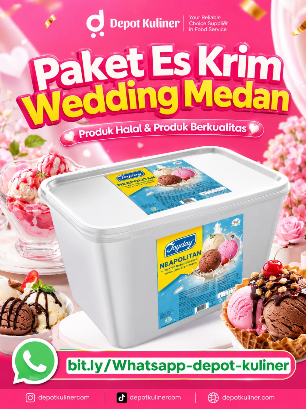Paket Es Krim Wedding Medan