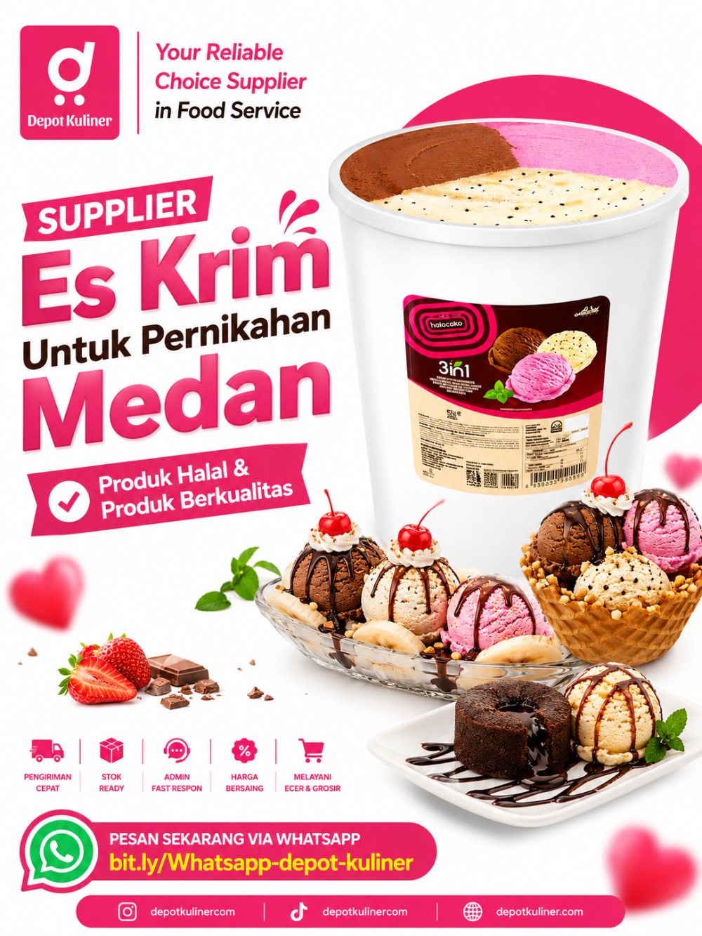 Supplier Es Krim Untuk Pernikahan Medan