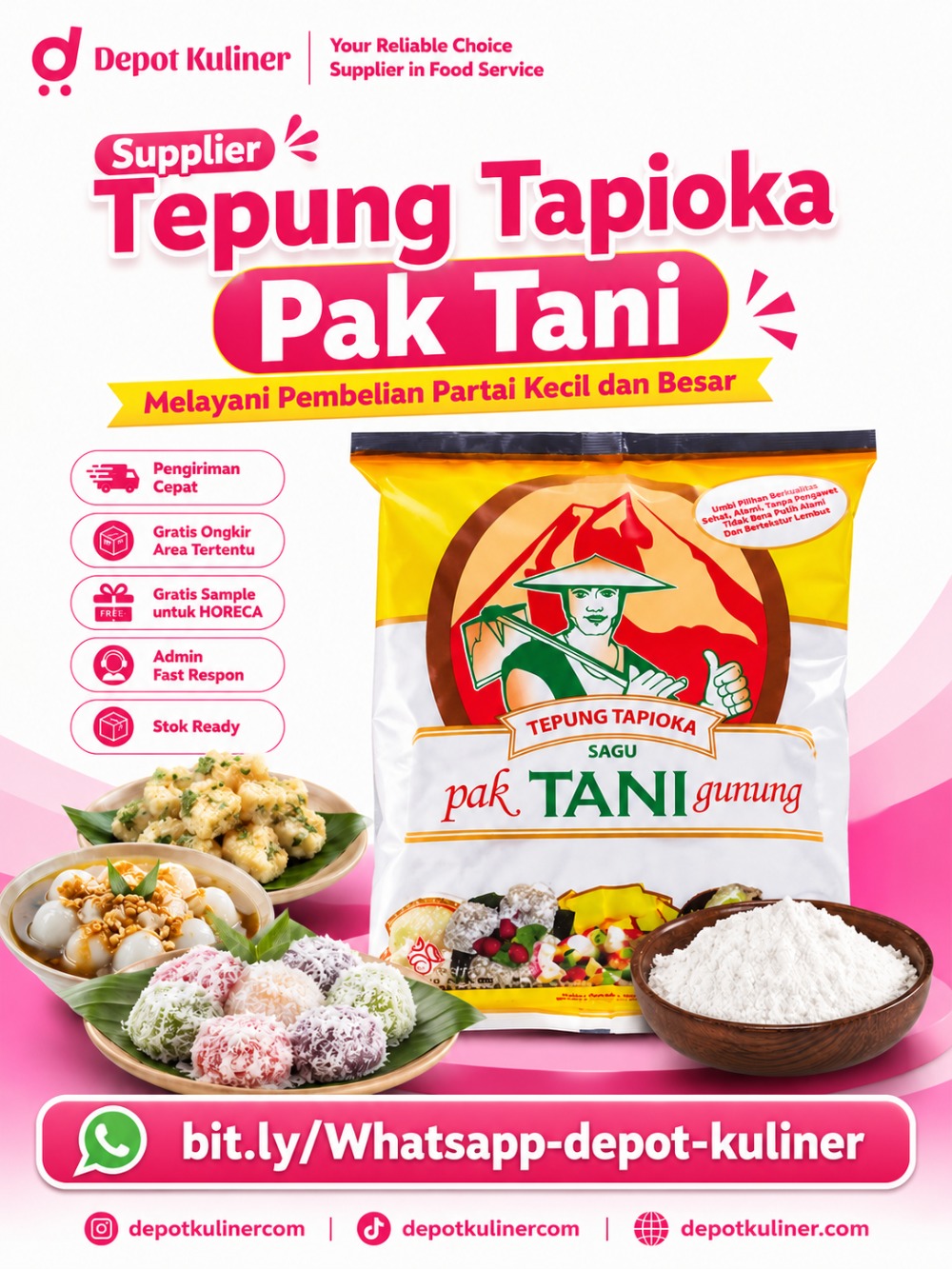 Supplier Tepung Tapioka Pak Tani
