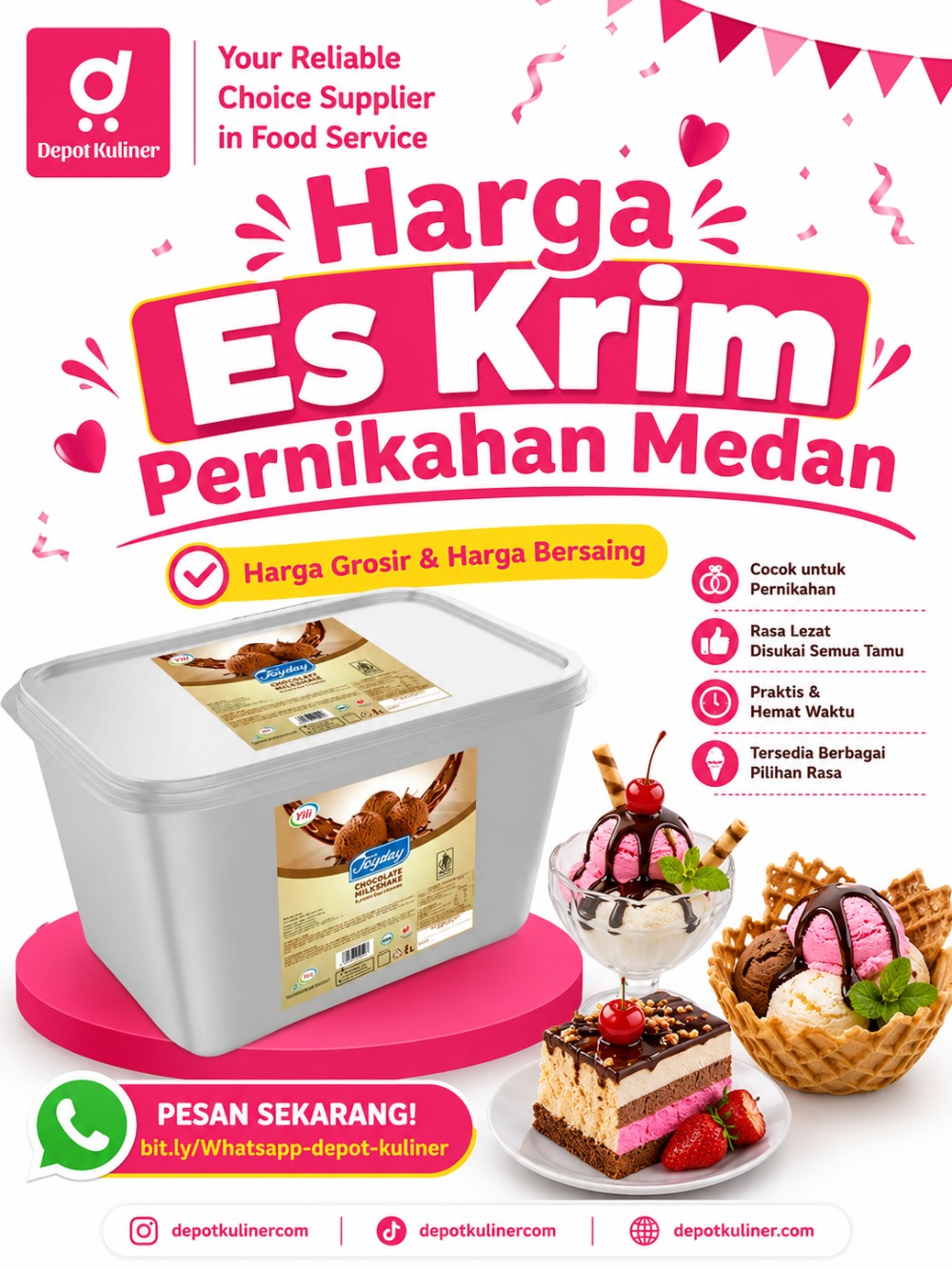Harga Es Krim Pernikahan Medan