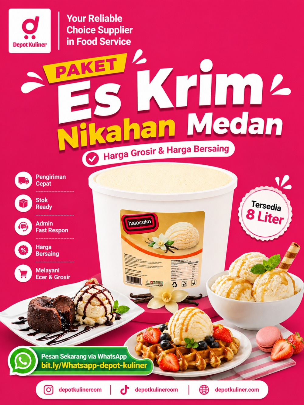 Paket Es Krim Nikahan Medan