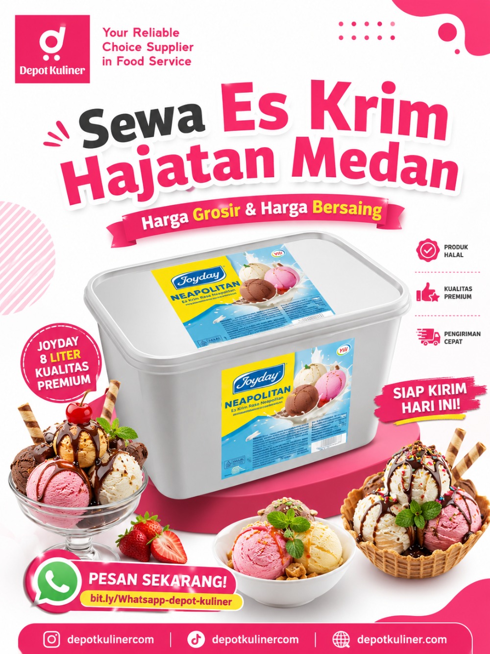 Sewa Es Krim Hajatan Medan