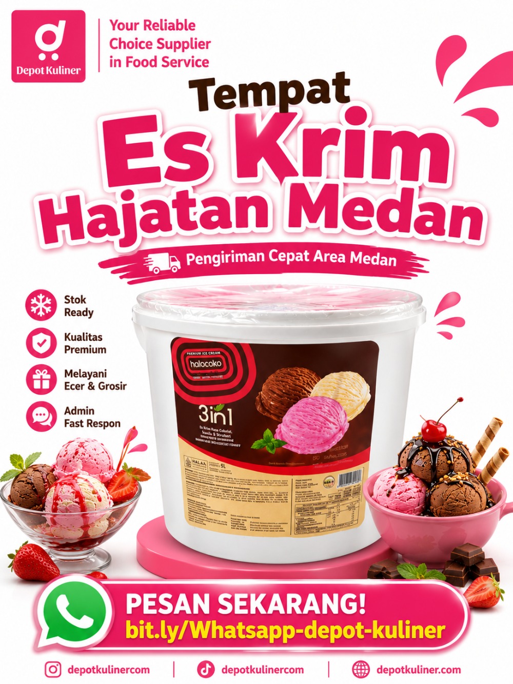 Tempat Es Krim Hajatan Medan