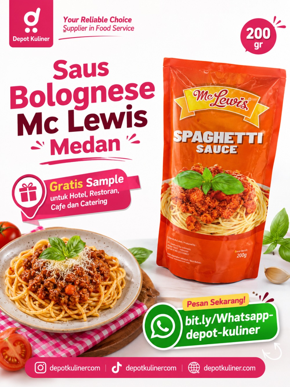 Saus Bolognese Mc Lewis Medan