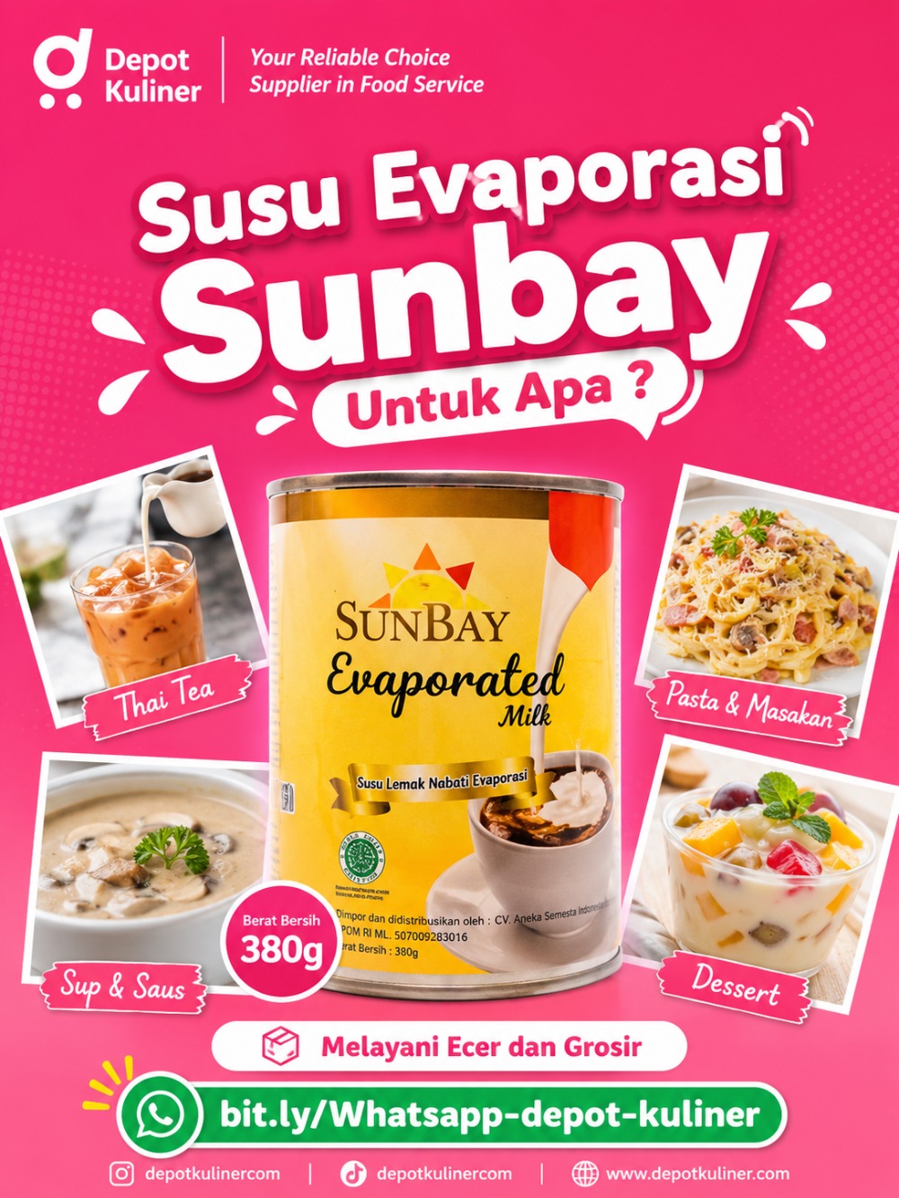 Susu Evaporasi Sunbay Untuk Apa ?