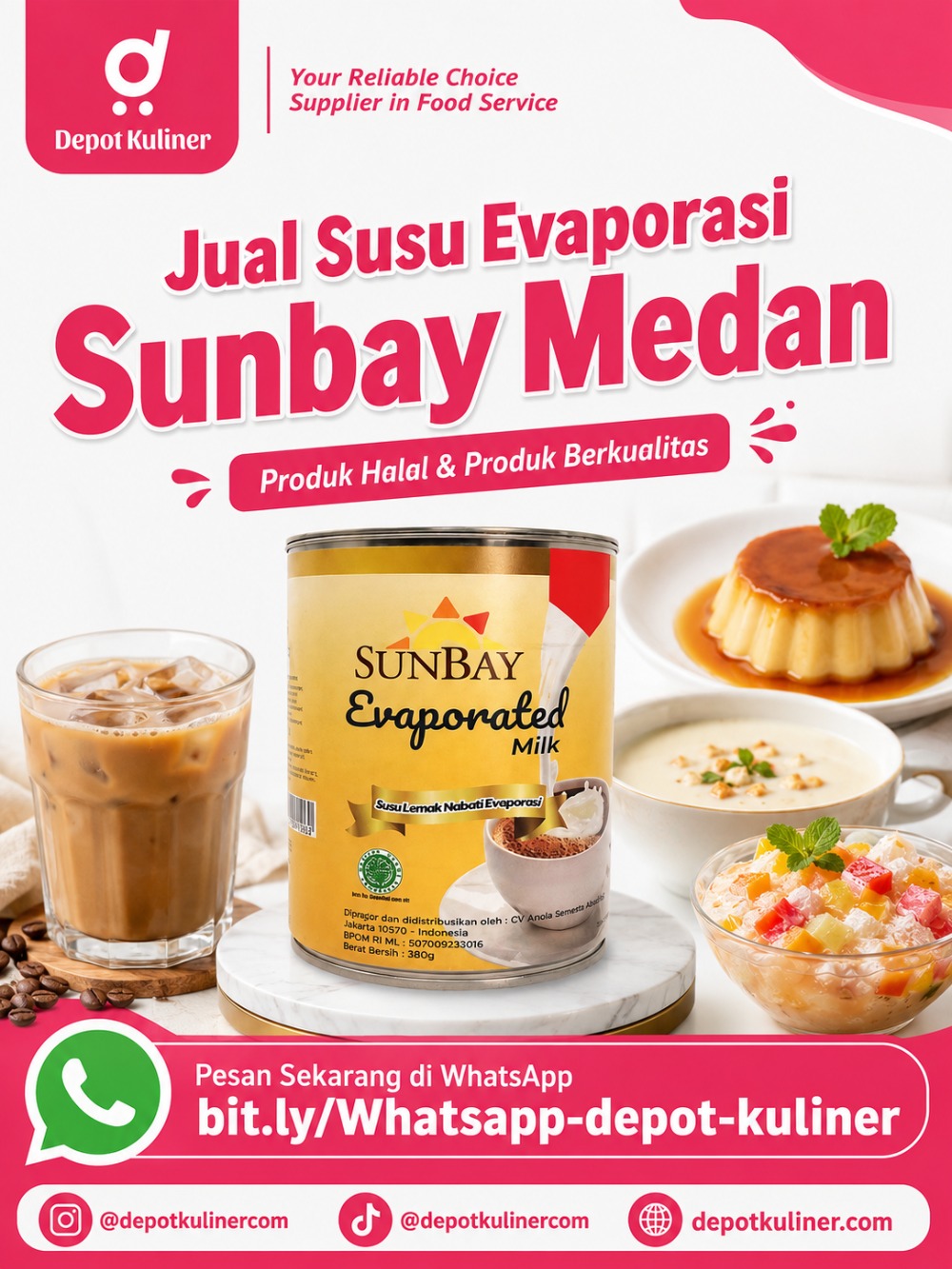 Jual Susu Evaporasi Sunbay Medan
