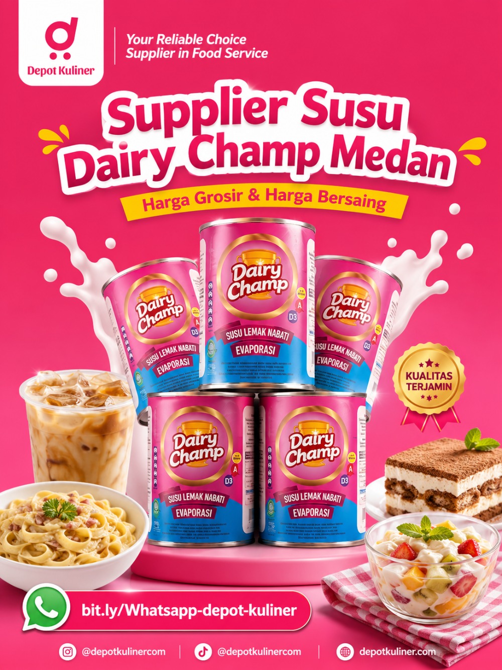 Supplier Susu Dairy Champ Medan