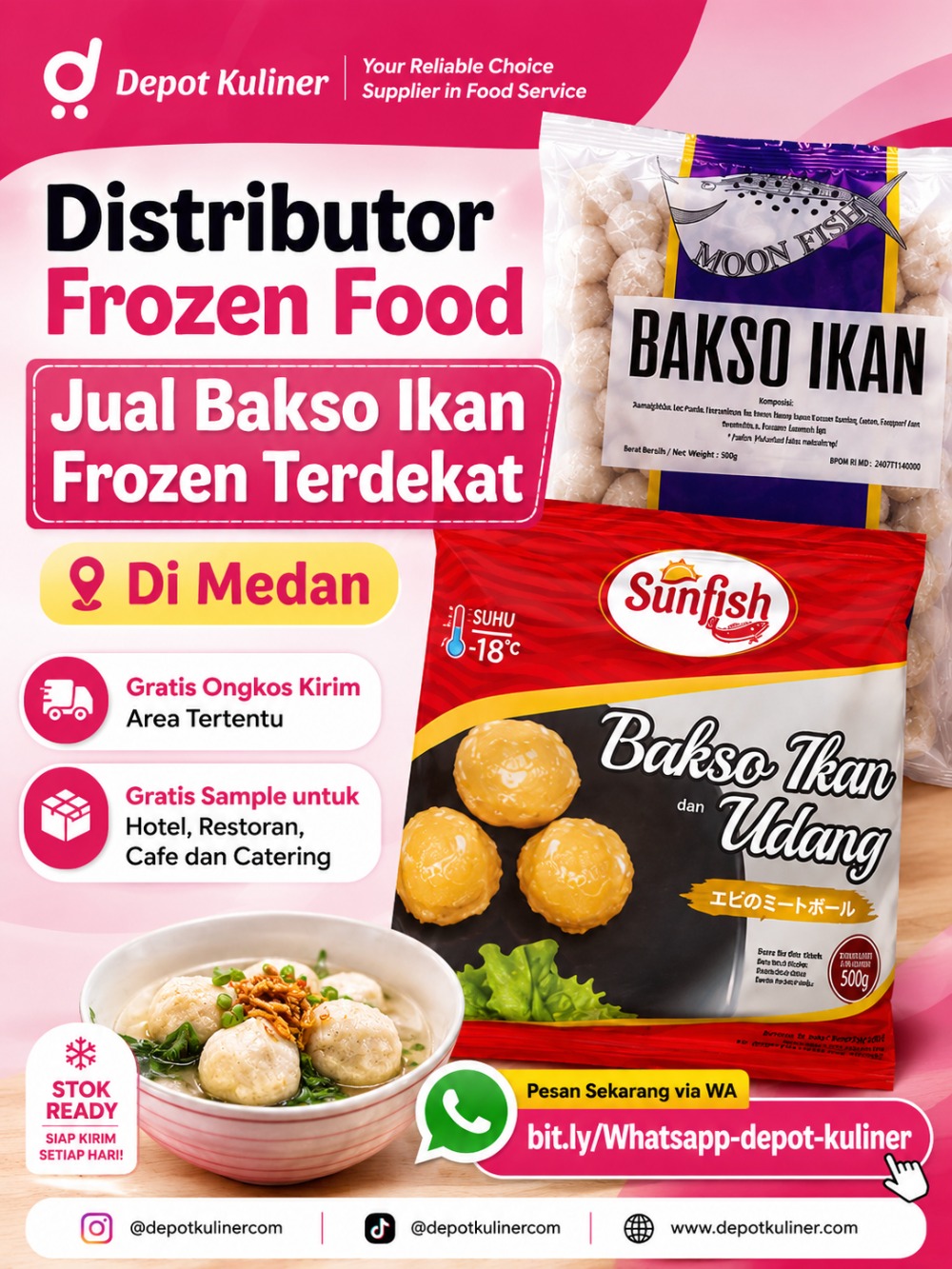 Distributor Frozen Food Jual Bakso Ikan Frozen Terdekat Di Medan