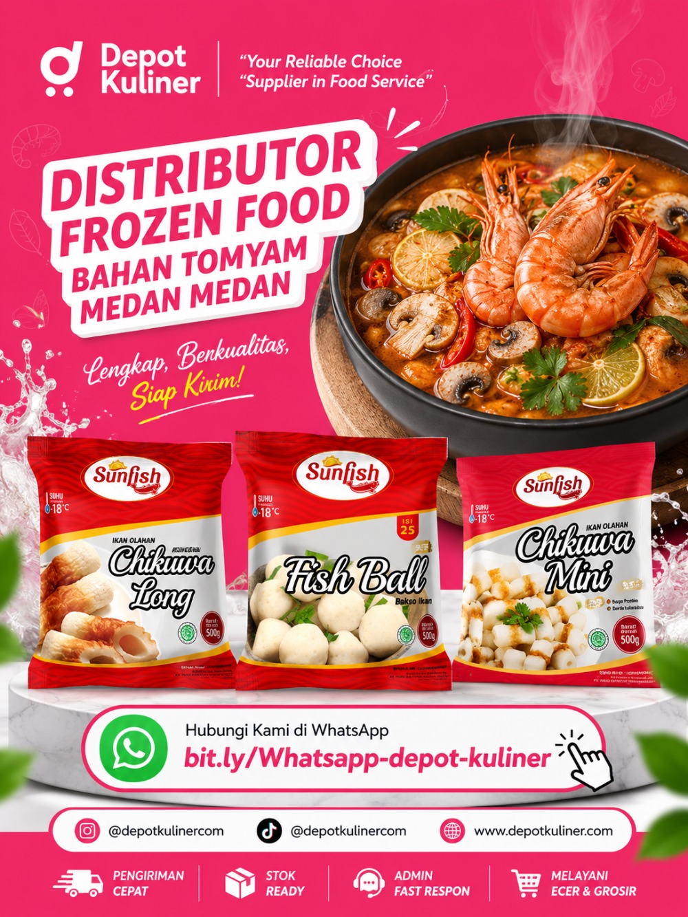Distributor Frozen Food Bahan Tomyam Medan Medan