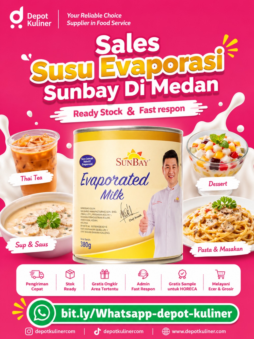 Sales Susu Evaporasi Sunbay Di Medan