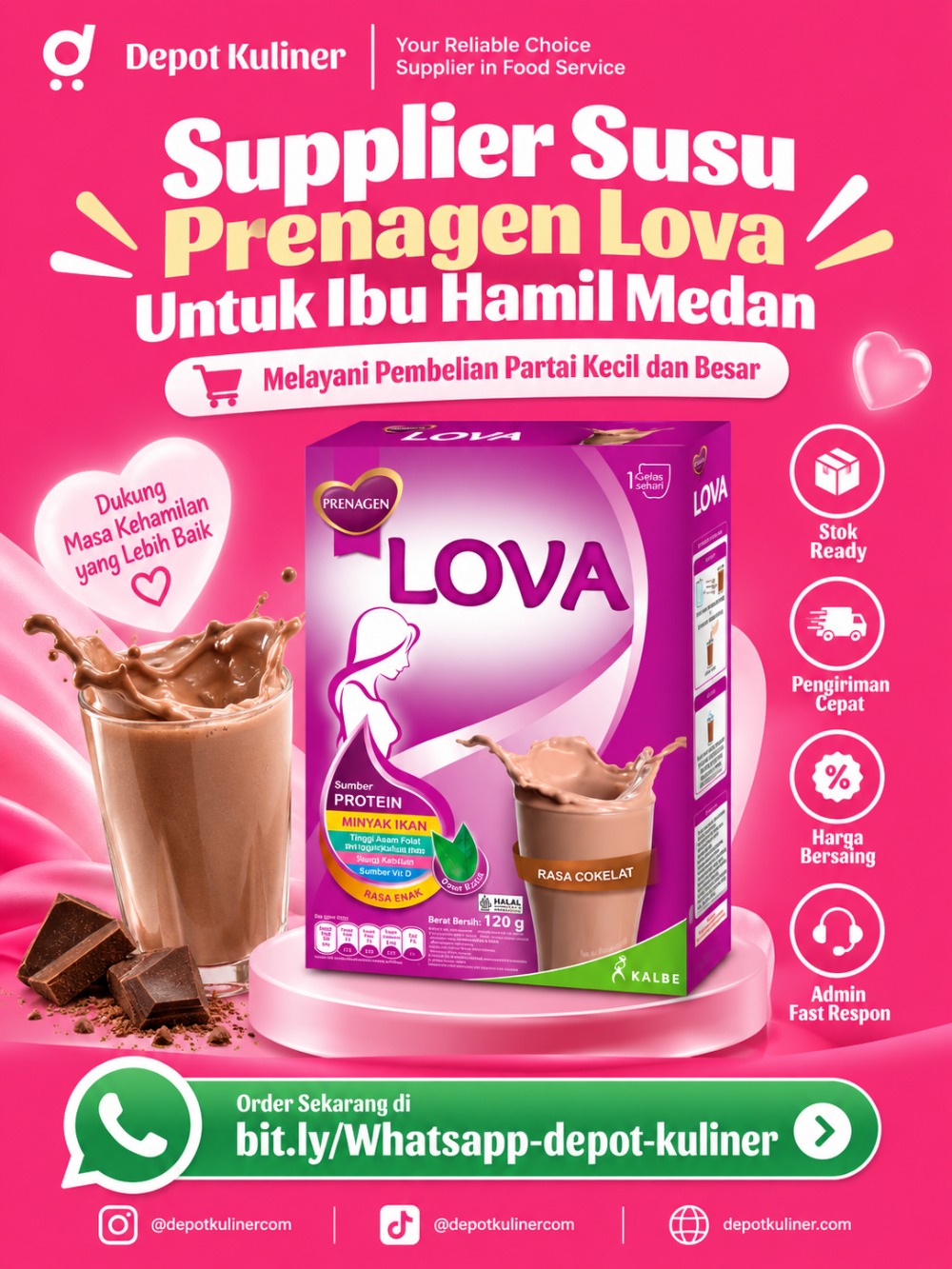 Supplier Susu Prenagen Lova Untuk Ibu Hamil Medan