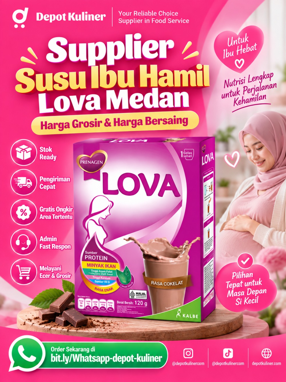 Supplier Susu Ibu Hamil Lova Medan