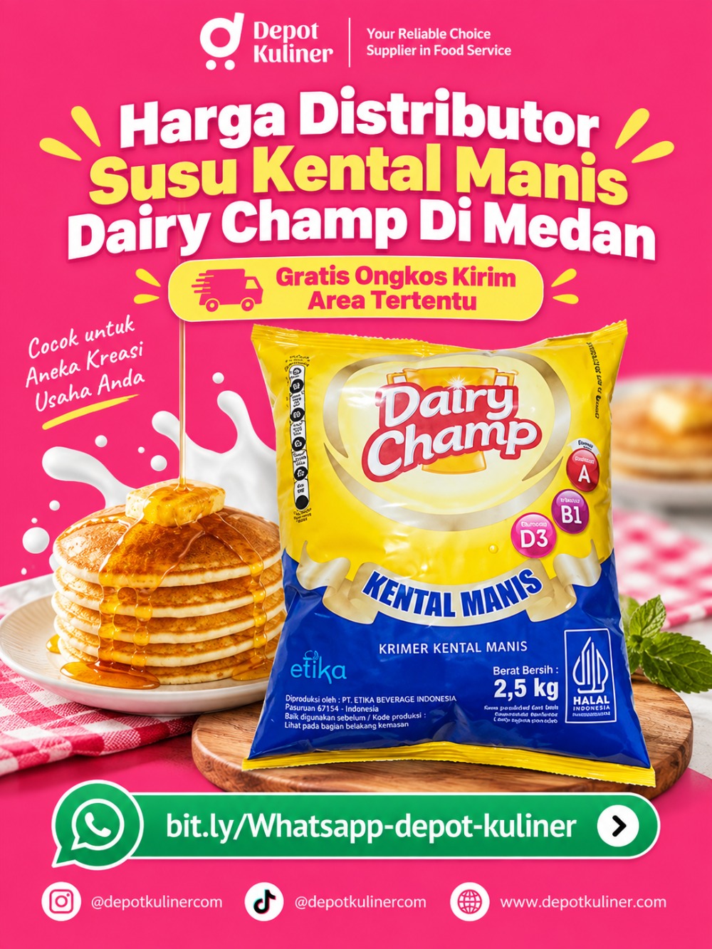 Harga Distributor Susu Kental Manis Dairy Champ Di Medan