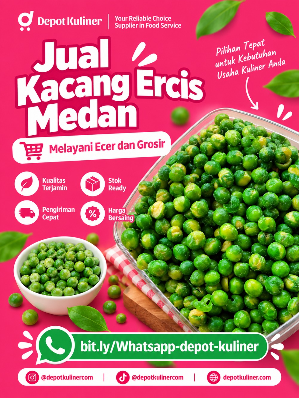 Jual Kacang Ercis Medan