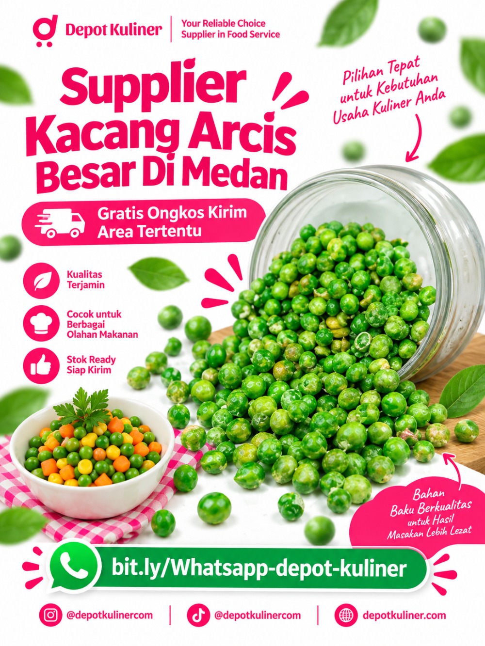 Supplier Kacang Arcis Besar Di Medan