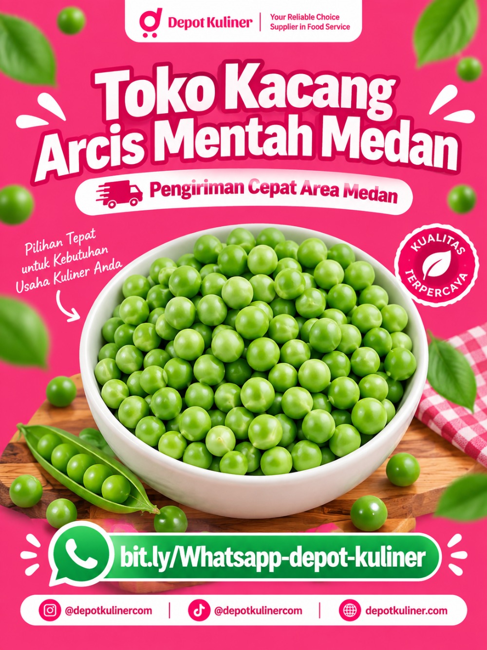Toko Kacang Arcis Mentah Medan