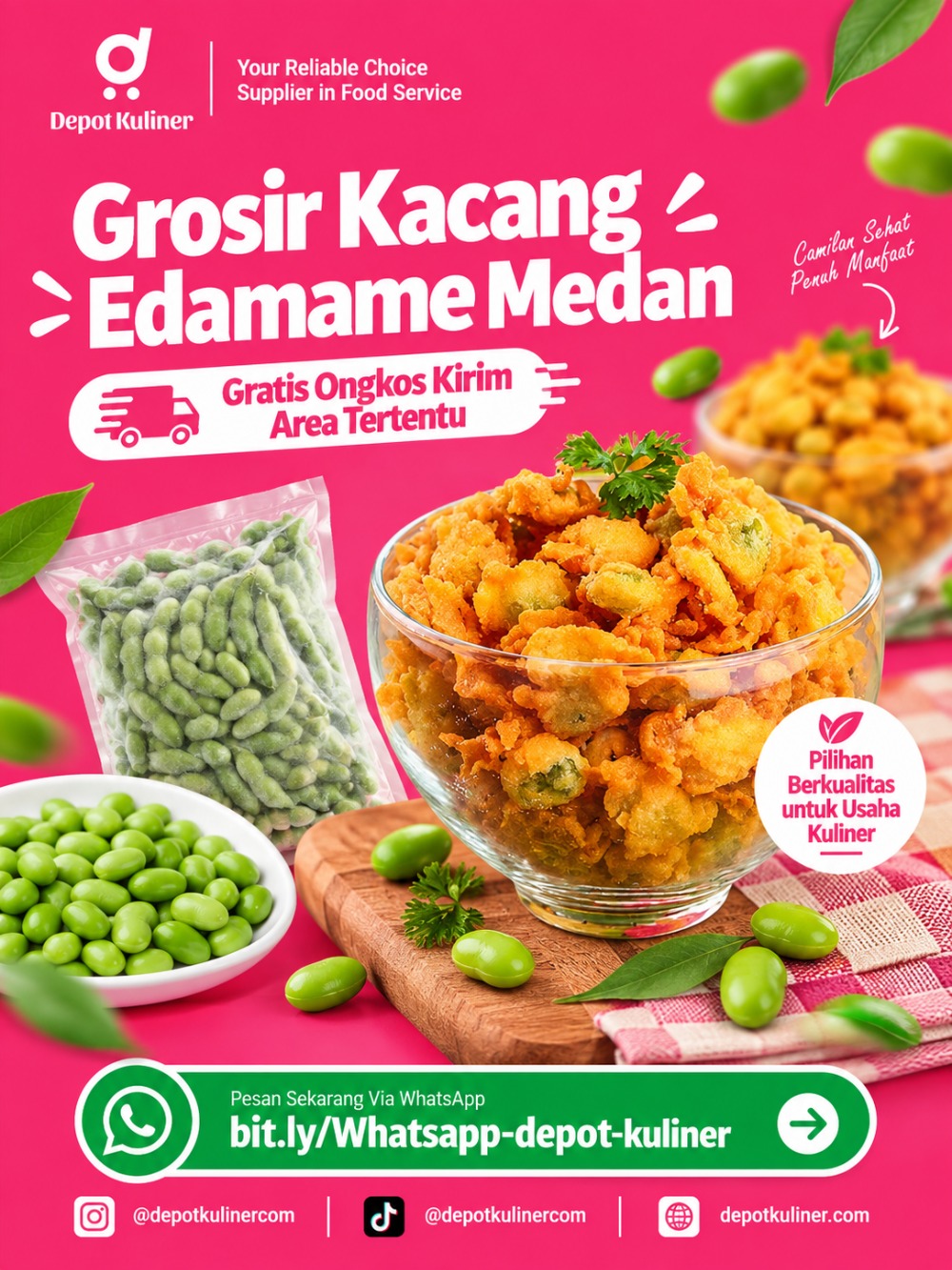 Grosir Kacang Edamame Medan