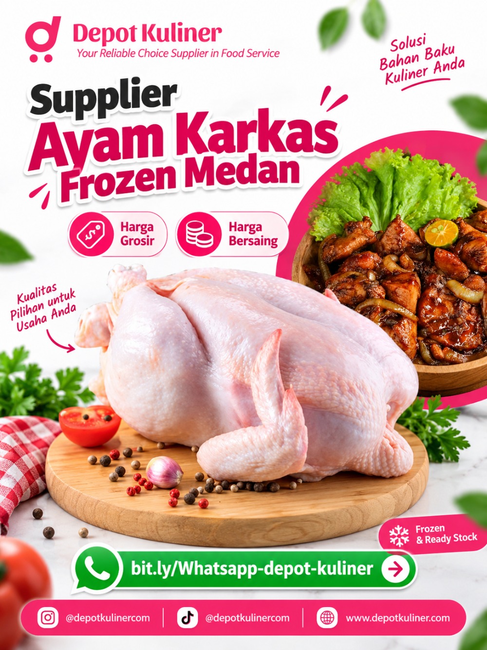 Supplier Ayam Karkas Frozen Medan