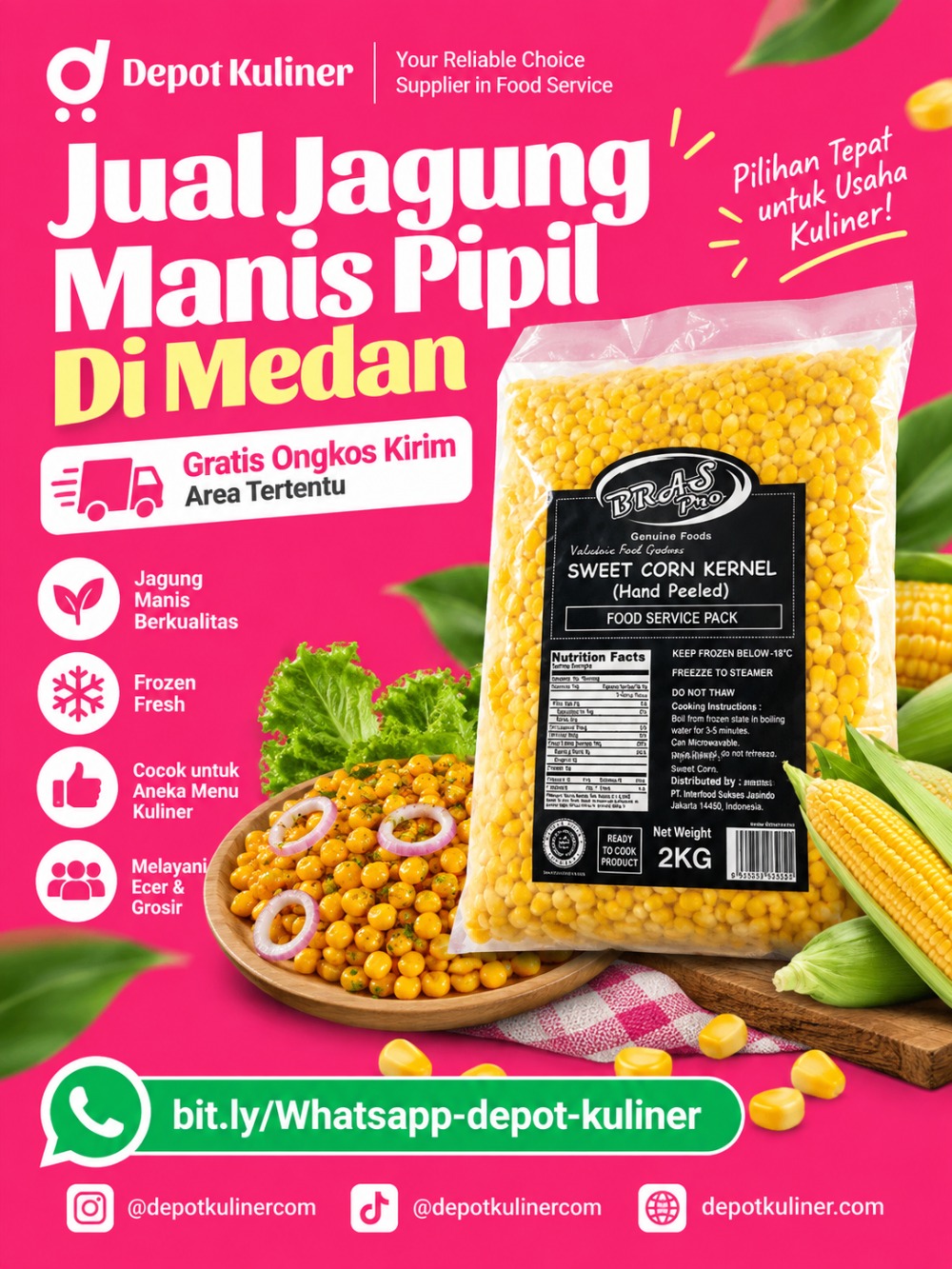 Jual Jagung Manis Pipil Di Medan