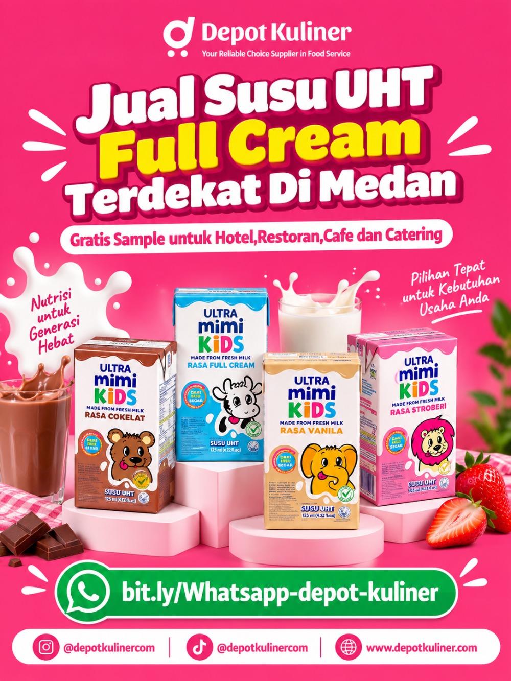 Jual Susu UHT Full Cream Terdekat Di Medan