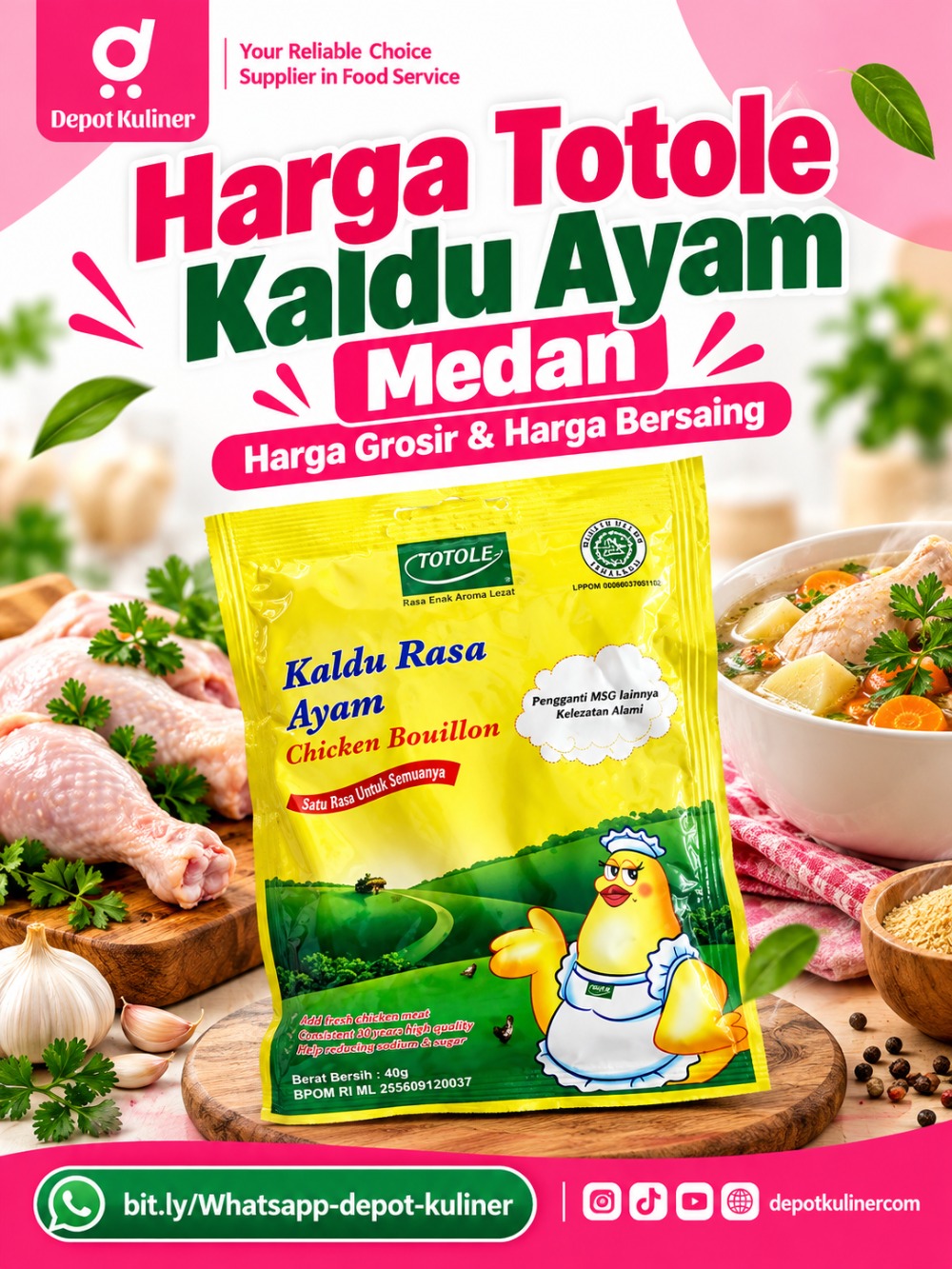 Harga Totole Kaldu Ayam Medan