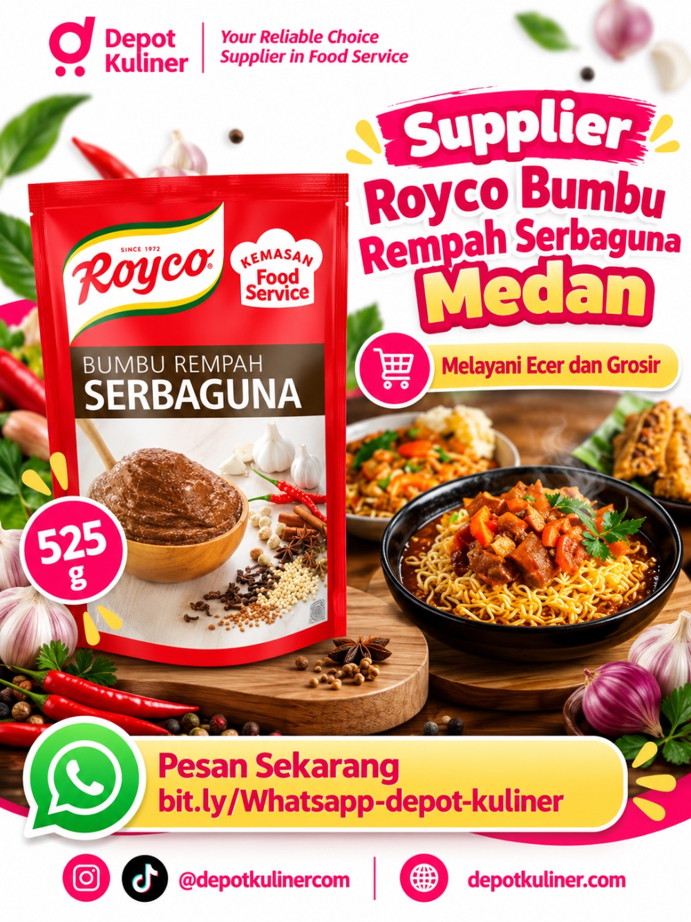Supplier Royco Bumbu Rempah Serbaguna Medan