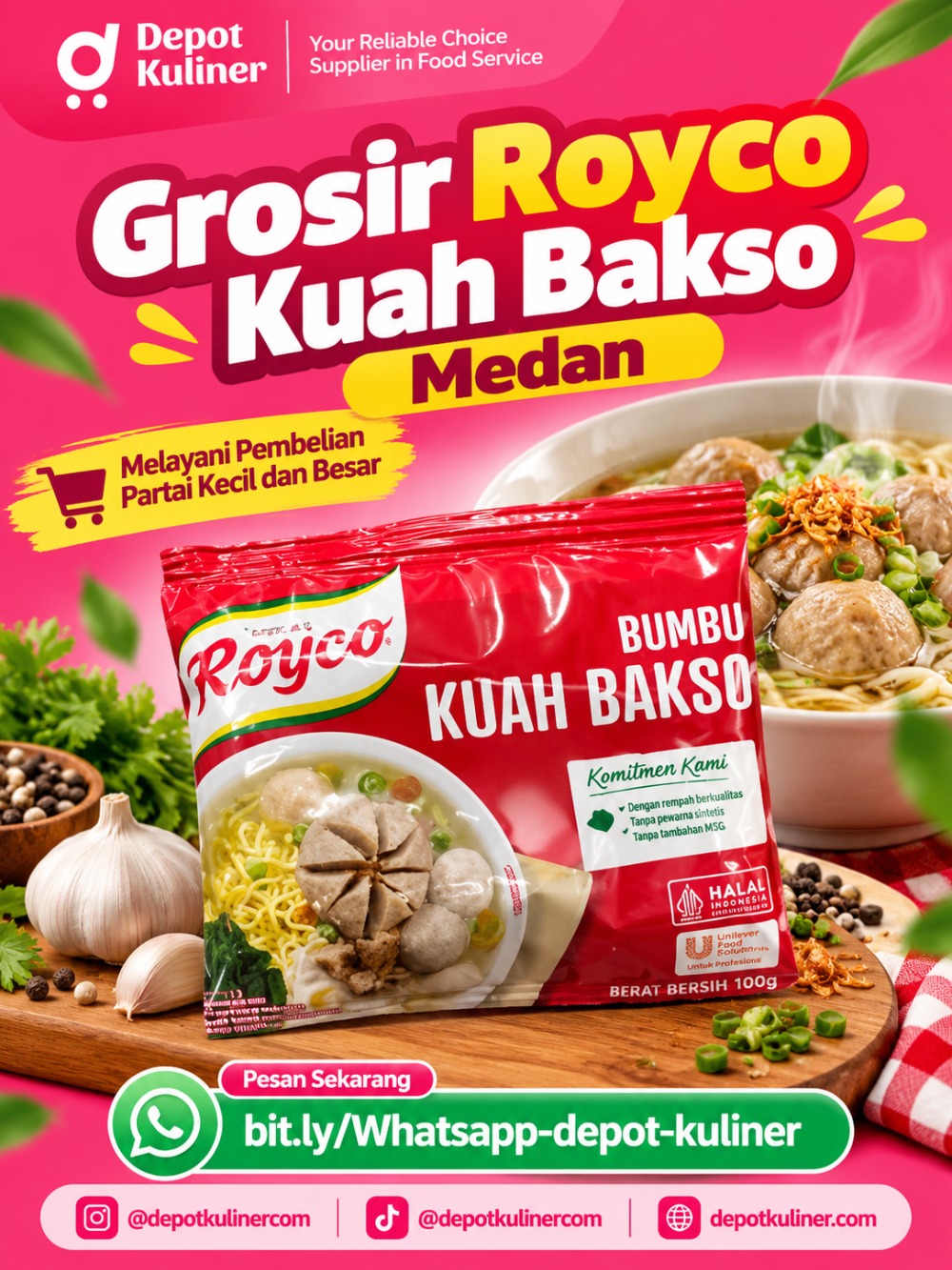 Grosir Royco Kuah Bakso Medan