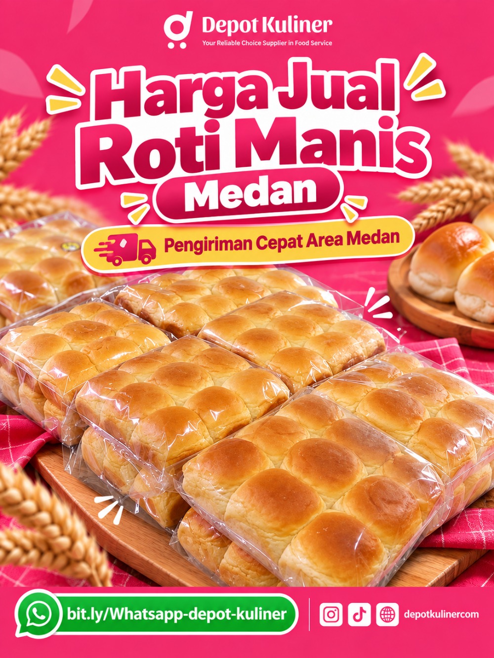 Harga Jual Roti Manis Medan