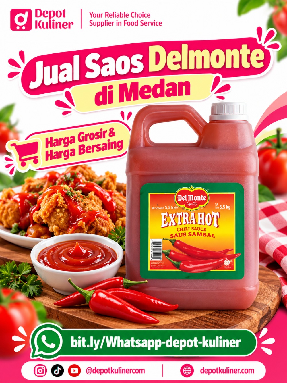 Jual Saos Delmonte di Medan
