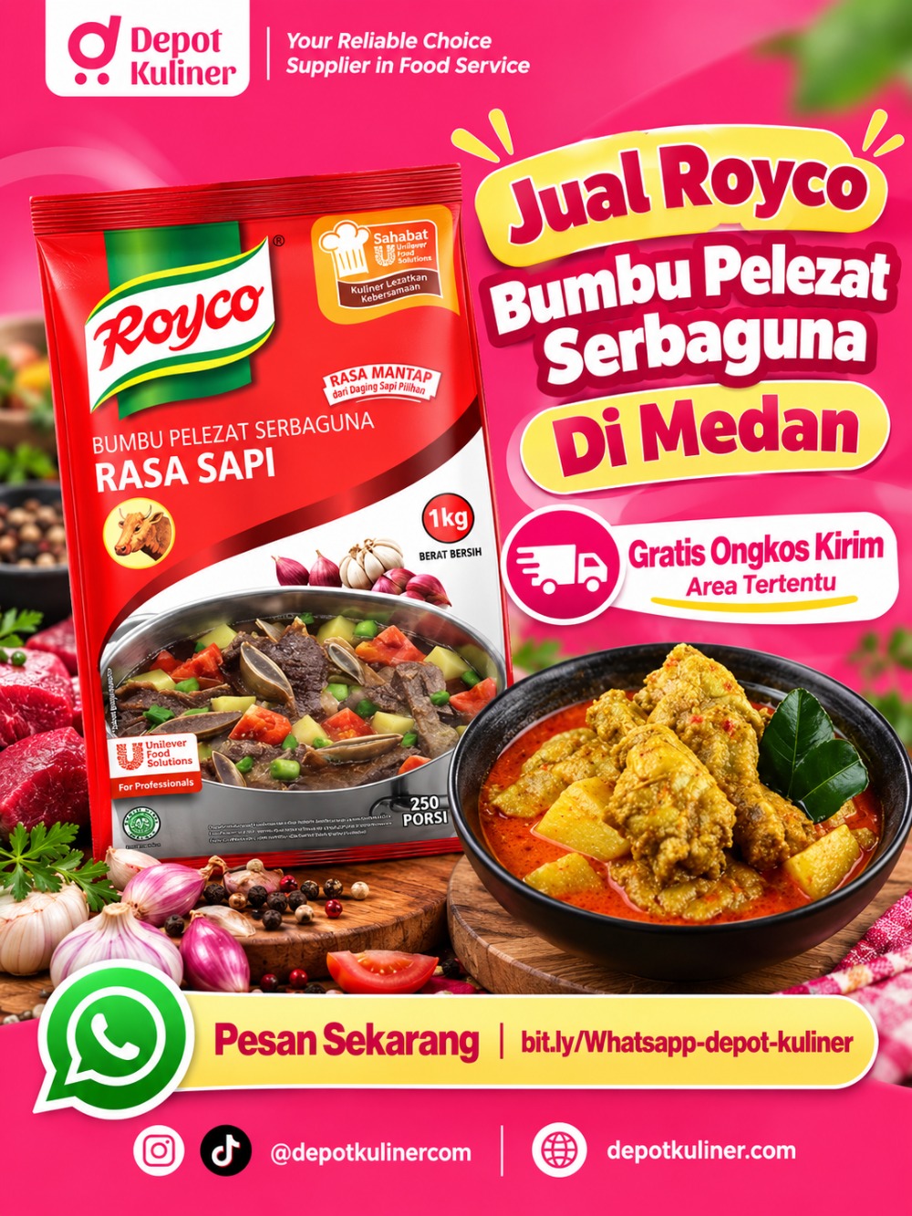 Jual Royco Bumbu Pelezat Serbaguna Di Medan