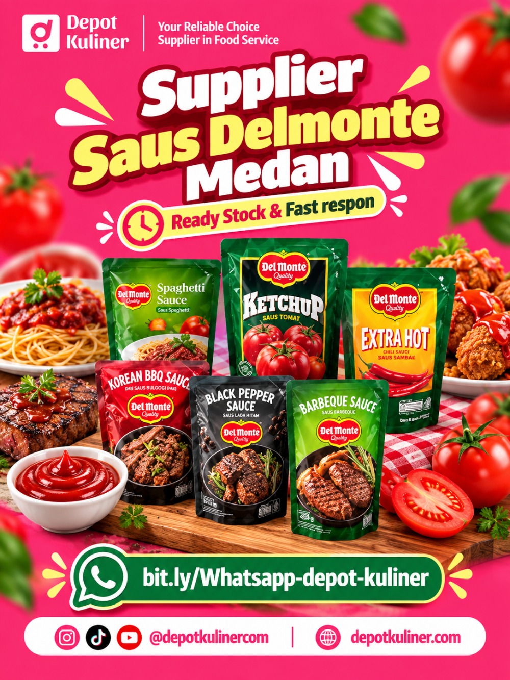 Supplier Saus Delmonte Medan