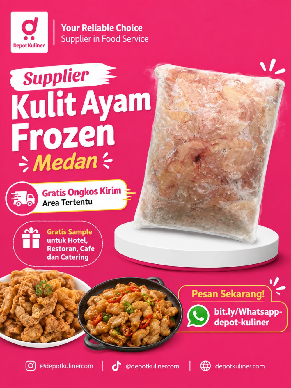 Supplier Kulit Ayam Frozen Medan