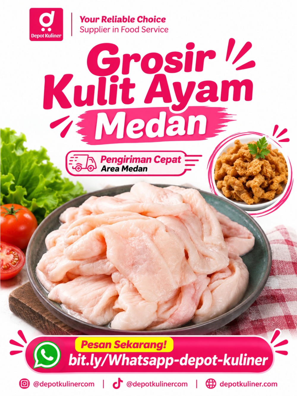 Grosir Kulit Ayam Medan