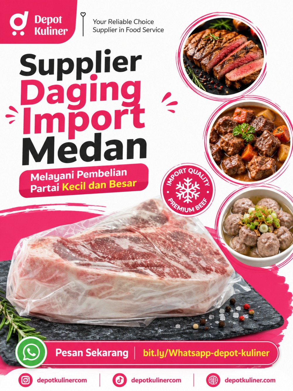 Supplier Daging Import Medan