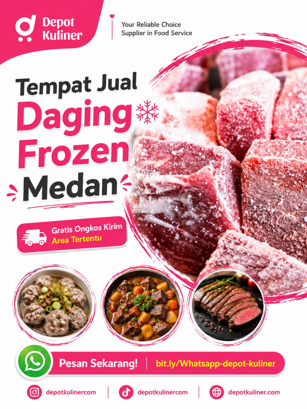 Tempat Jual Daging Frozen Medan