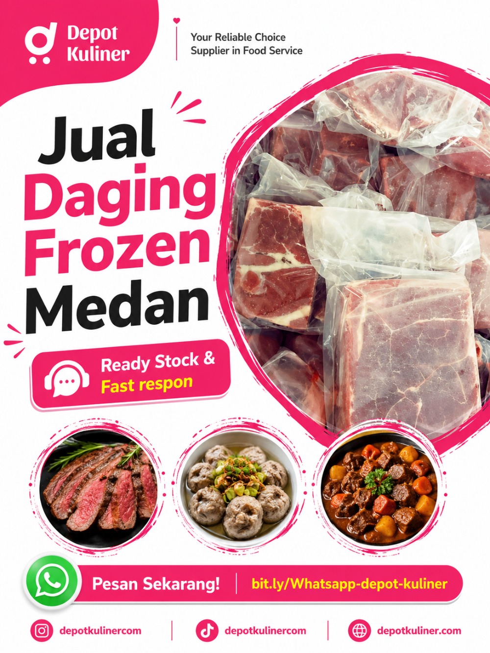 Jual Daging Frozen Medan