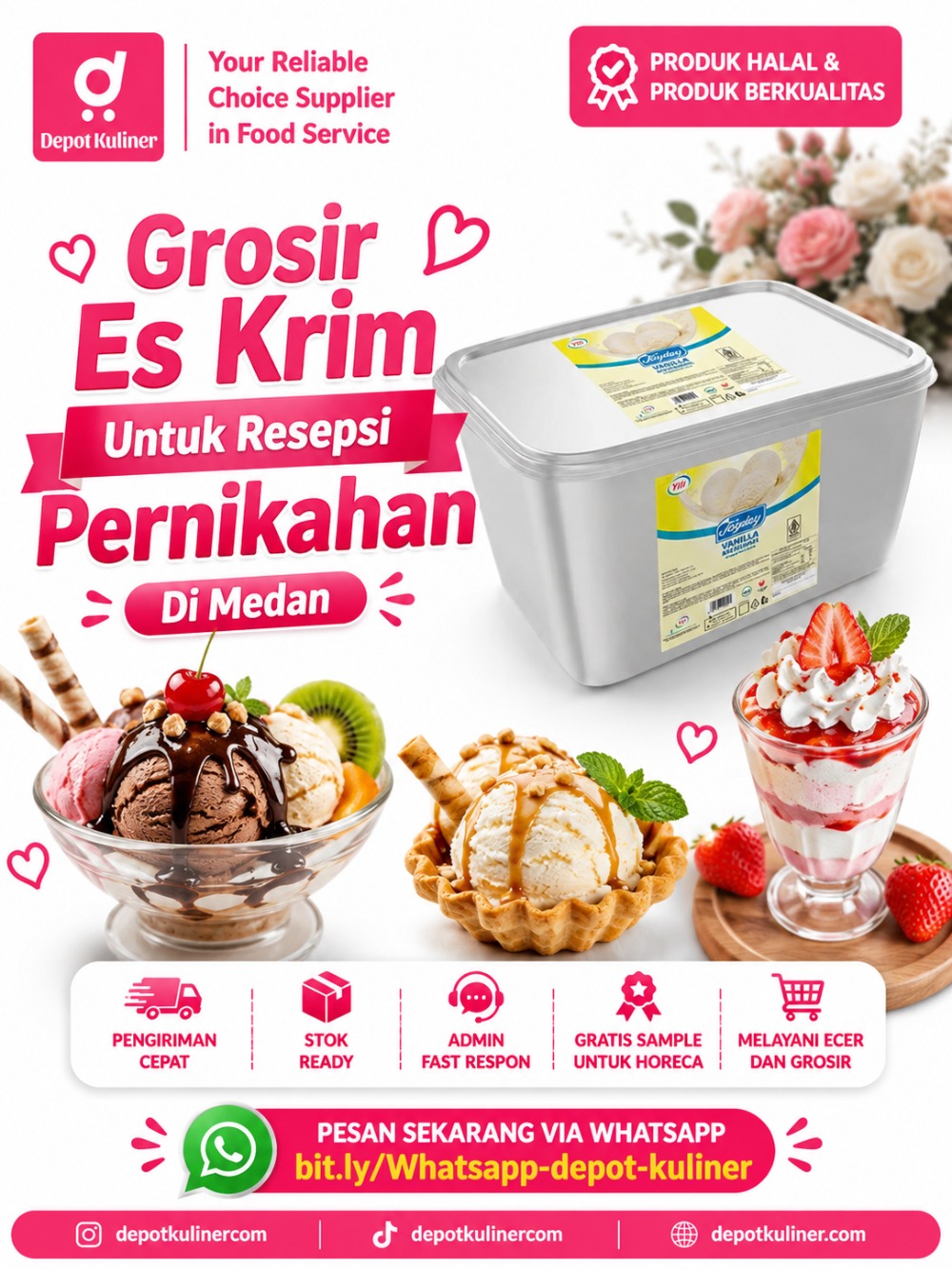 Toko Es Krim Untuk Wedding