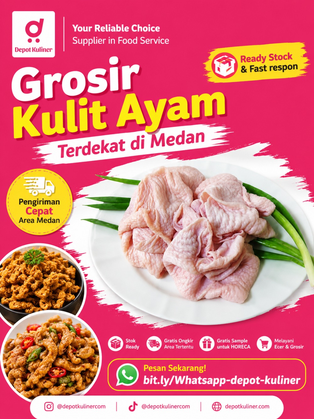 Grosir Kulit Ayam Terdekat di Medan