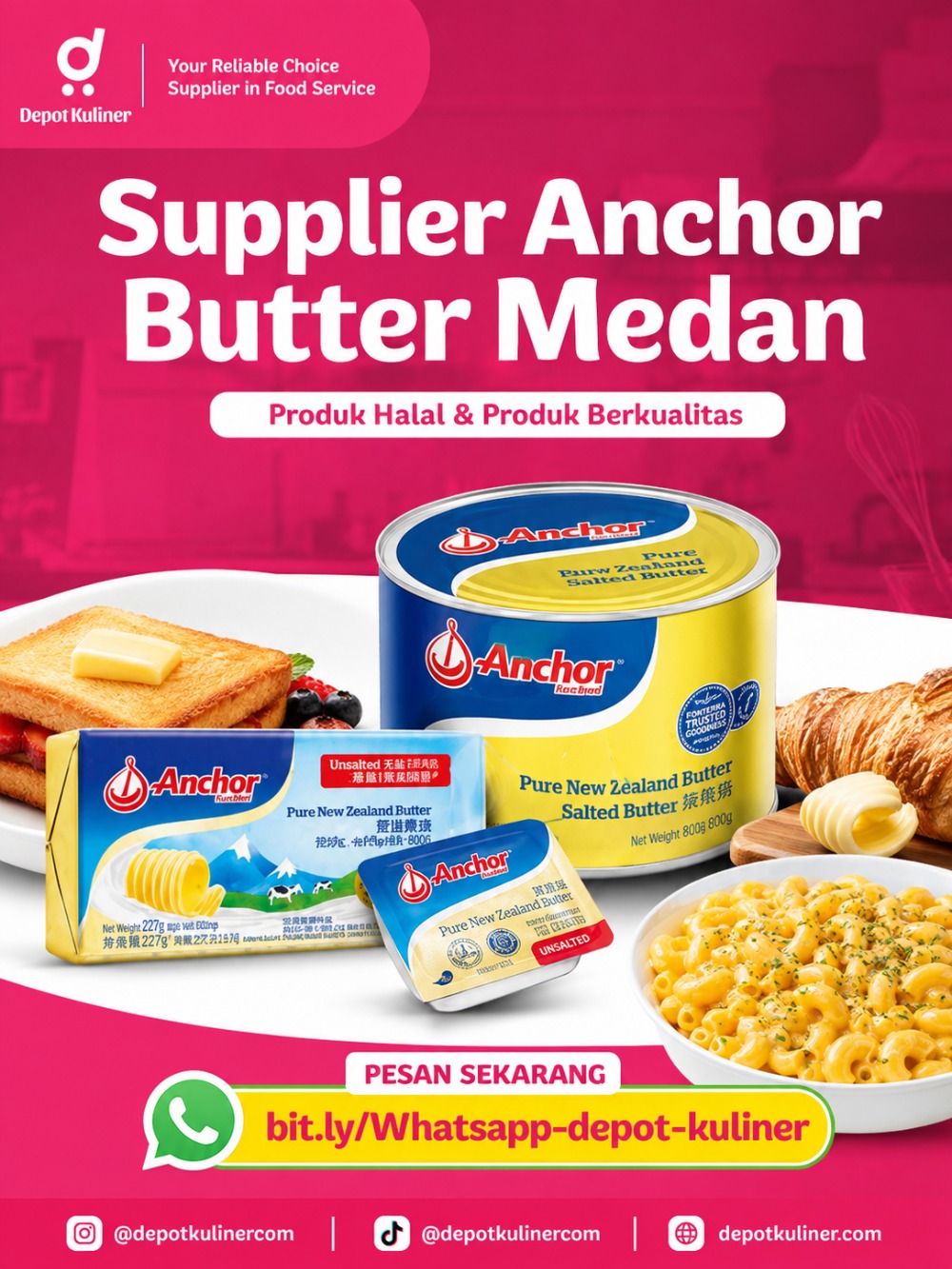 Supplier Anchor Butter Medan