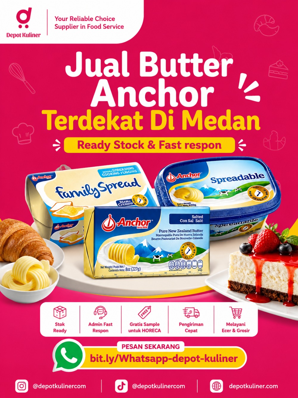 Jual Butter Anchor Terdekat Di Medan